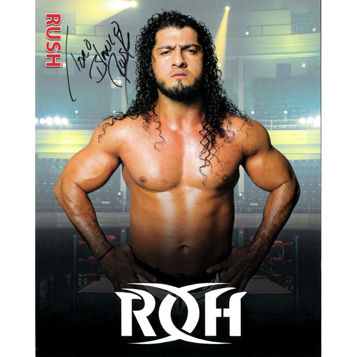 Rush Empty Arena 8 x 10 Promo - AUTOGRAPHED