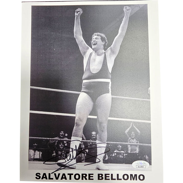 Salvatore Bellomo Arms Raised 8.5 x 11 Promo - JSA AUTOGRAPHED