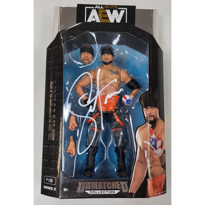 Santana AEW Unmatched Figure - Autographed (HSS)