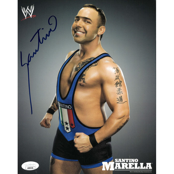 Santino Marella 2009 8 x 10 Promo - JSA AUTOGRAPHED