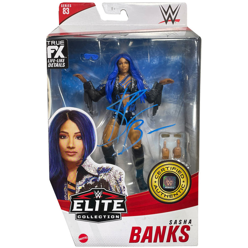 Sasha Banks Elite 83 Figure - Autographed