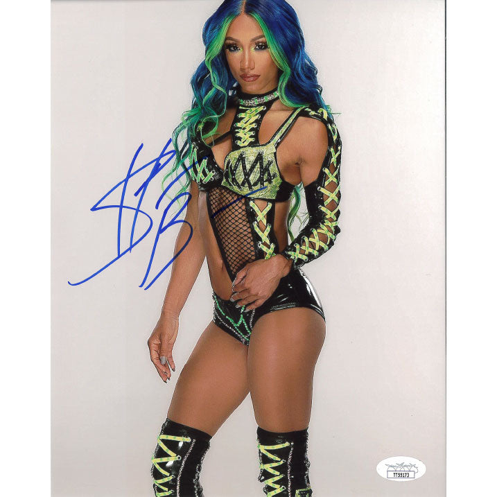Sasha Banks Full Body 8 x 10 Promo - JSA AUTOGRAPHED