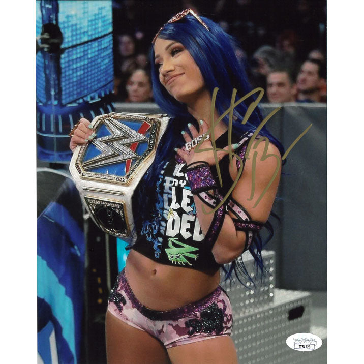 Sasha Banks Ringside 8 x 10 Promo - JSA AUTOGRAPHED