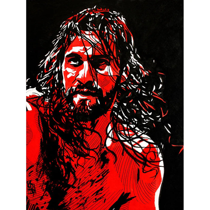 Seth Rollins: Black, White and Color 11x14 Poster
