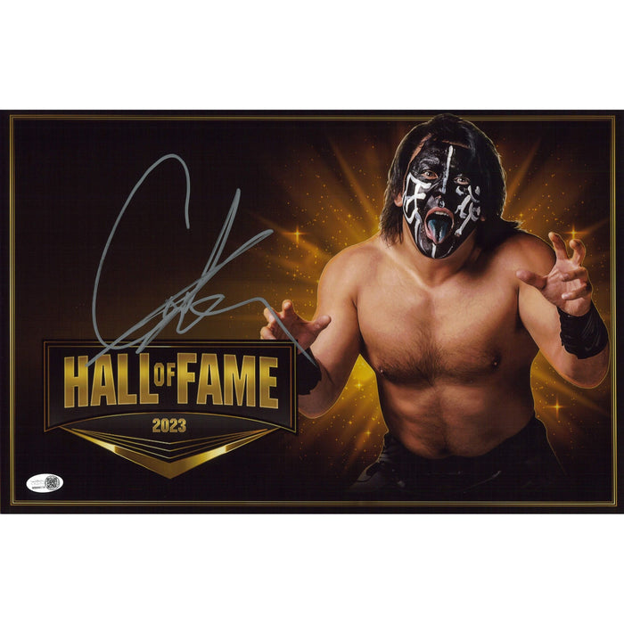 Great Muta 11x17 HOF - JSA Autographed