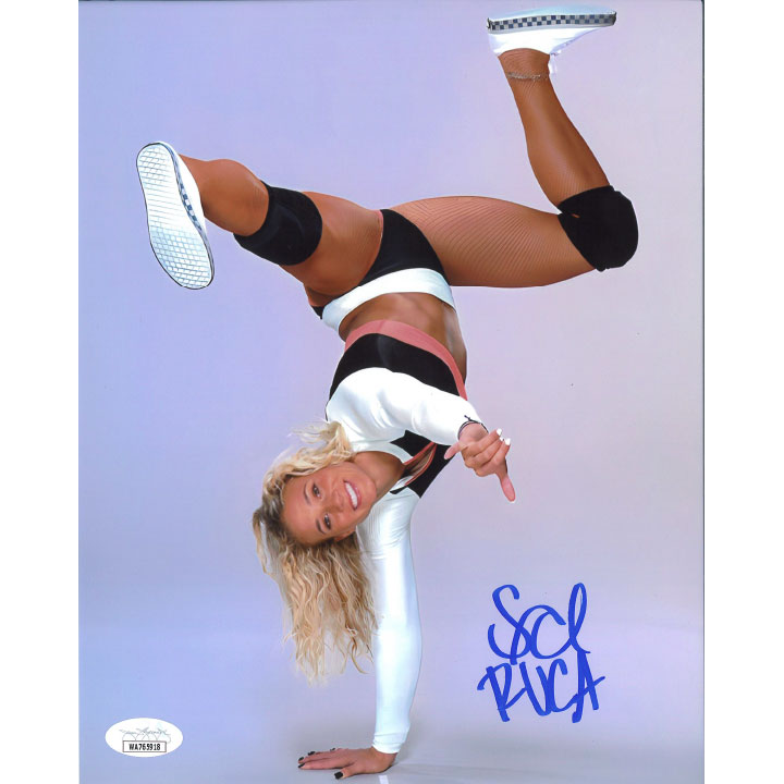 Sol Ruca Upside Down 8 x 10 Promo - JSA AUTOGRAPHED
