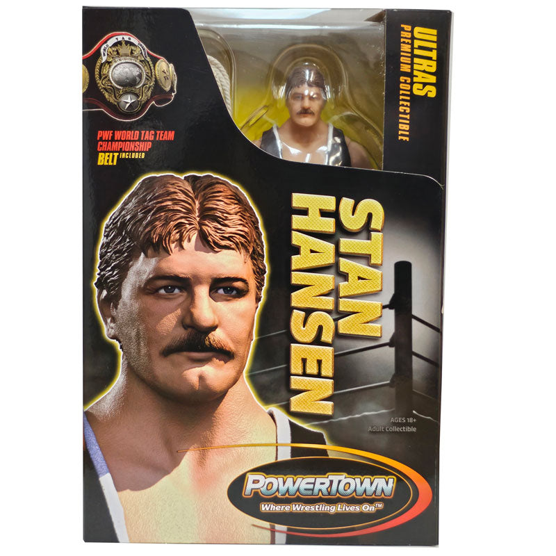 Stan Hansen PowerTown Figure - AUTOGRAPHED
