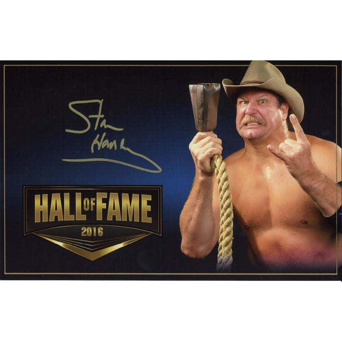 Stan Hansen Hall of Fame 11 x 17 Poster - AUTOGRAPHED