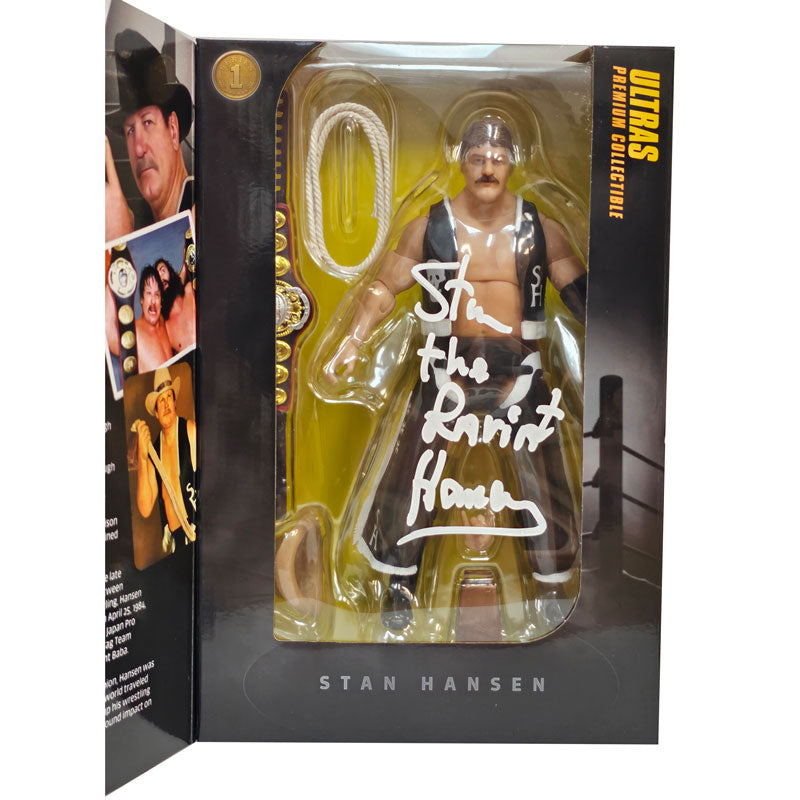 Stan Hansen PowerTown Figure - AUTOGRAPHED