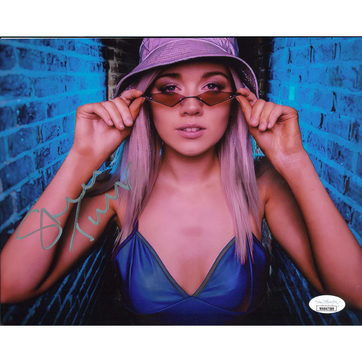 Stevie Turner Hat & Shades 8 x 10 Promo - JSA AUTOGRAPHED