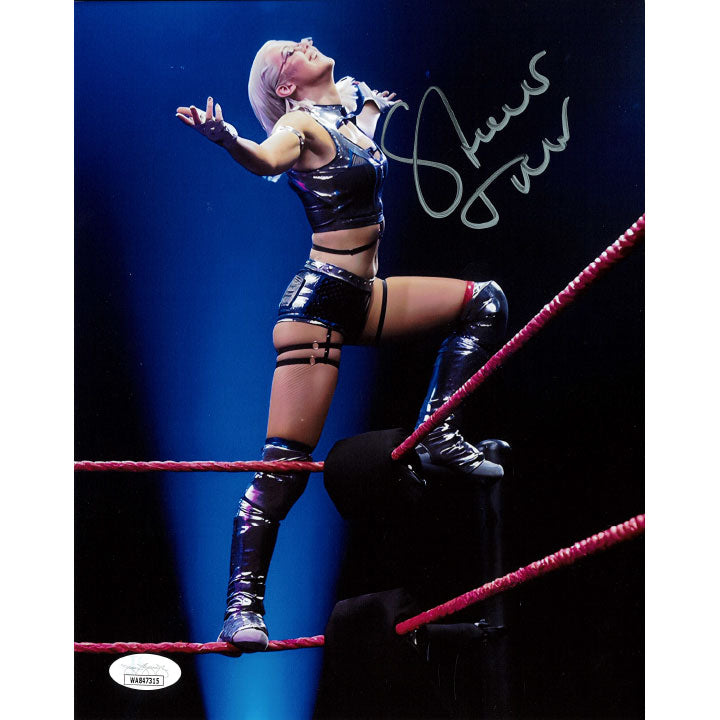 Stevie Turner Top Rope Pose 8 x 10 Promo - JSA AUTOGRAPHED