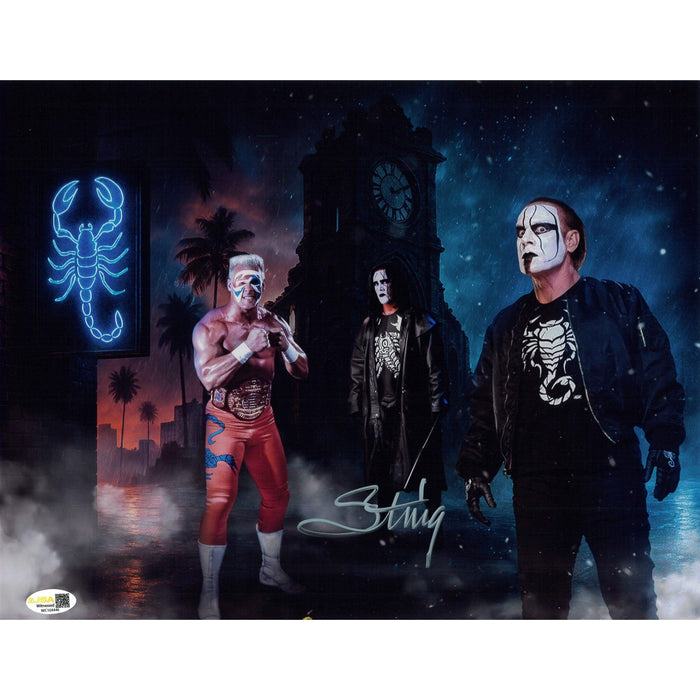 Sting Asylum Metallic 11x14 - JSA Autographed