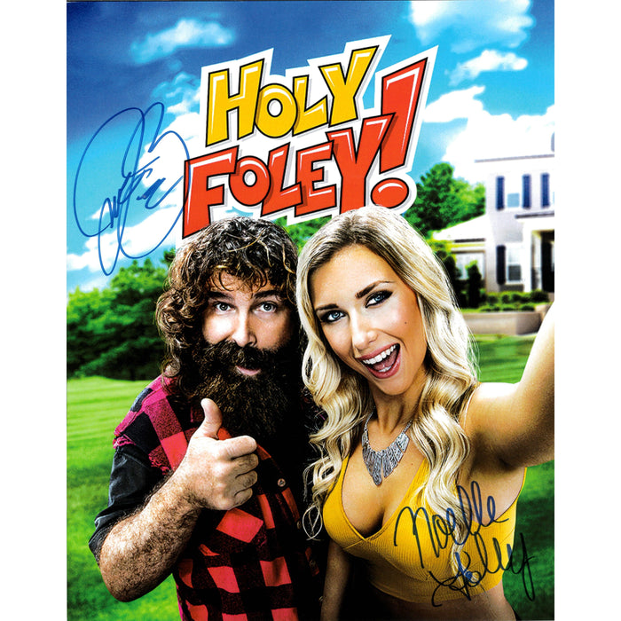 Mick & Noelle Foley Holy Foley! 11 x 14 Poster - DUAL AUTOGRAPHED