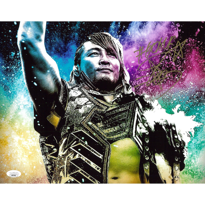 Hiroshi Tanahashi Galaxy 11 x 14 Poster - JSA AUTOGRAPHED
