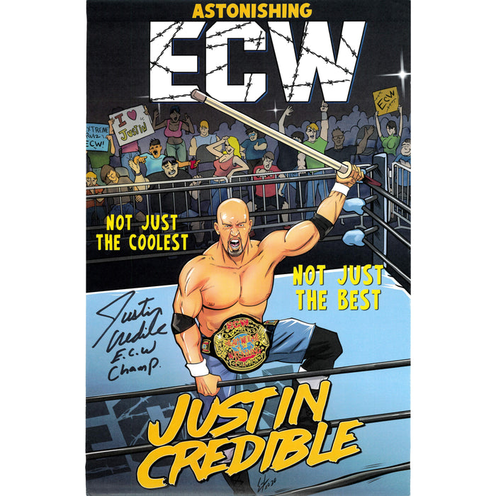 Justin Credible Hodson 11 x 17 Poster - AUTOGRAPHED