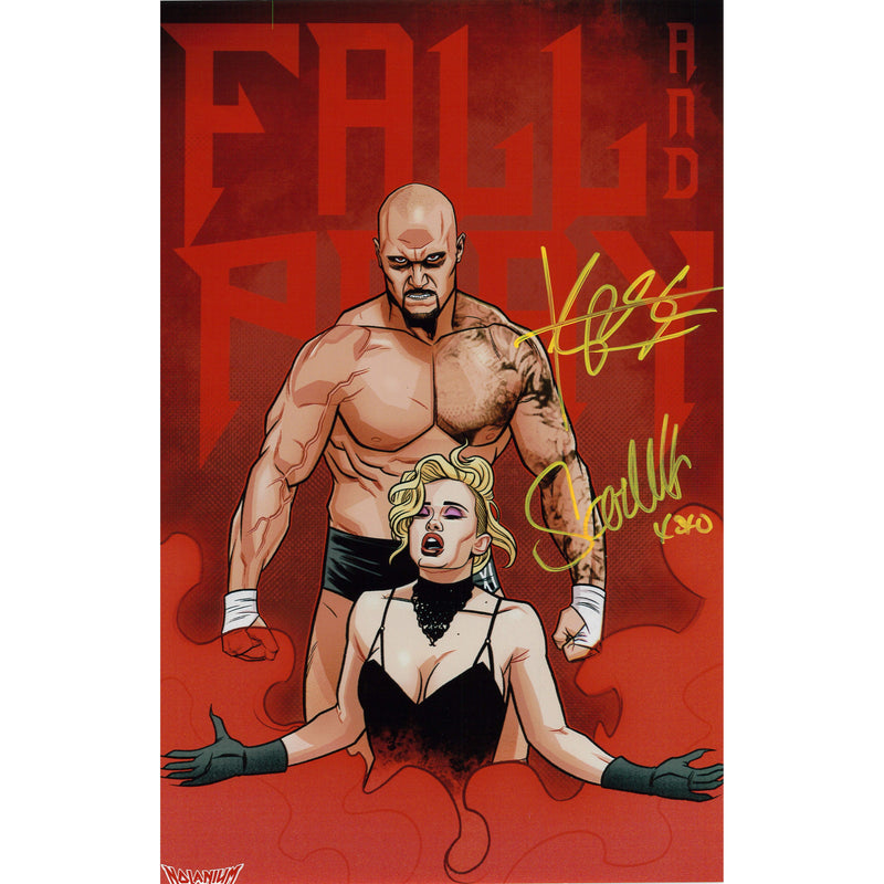 Karrion Kross & Scarlett Bordeaux Nolanium METALLIC 11 x 17 Poster - DUAL AUTOGRAPHED