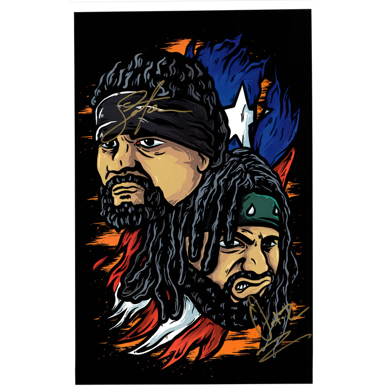 Santana & Ortiz Juan of the Dead 11 x 17 Poster - DUAL AUTOGRAPHED