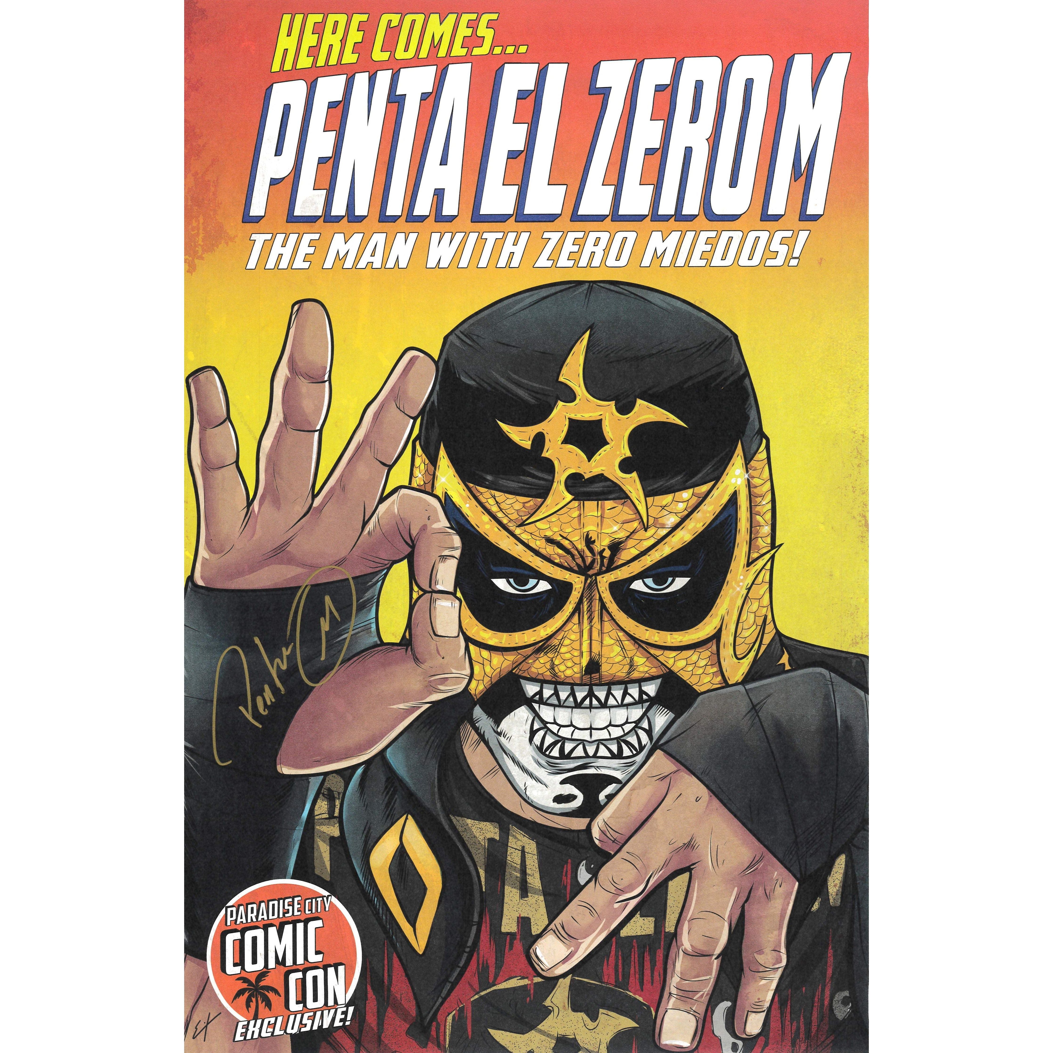 Penta El Zero M 11 x 17 Exclusive Poster - AUTOGRAPHED — Highspots.com