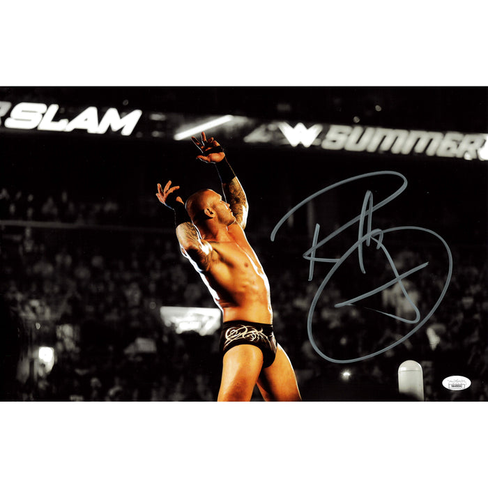 Randy Orton Arms Up SummerSlam 11 x 17 Poster - JSA AUTOGRAPHED