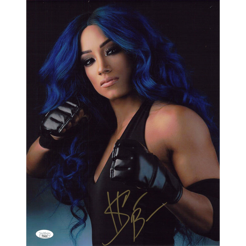 Sasha Banks Fight Pose 11 x 14 Poster - JSA AUTOGRAPHED