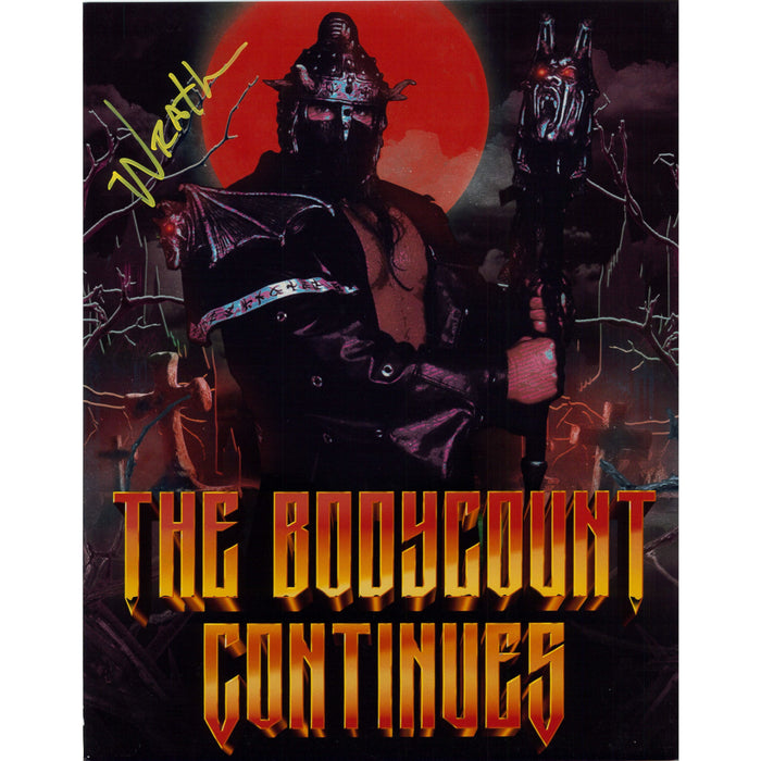 Wrath Bodycount Continues 11 x 14 Poster - AUTOGRAPHED