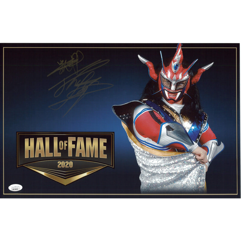 Jushin Thunder Liger Hall of Fame 11 x 17 Poster - JSA AUTOGRAPHED