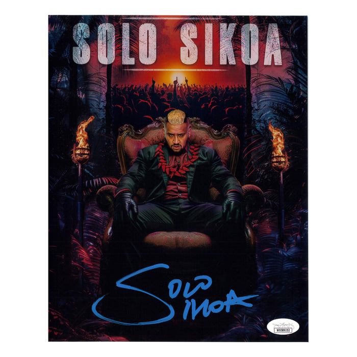 Solo Sikoa AsylumGFX Metallic - JSA Autograph