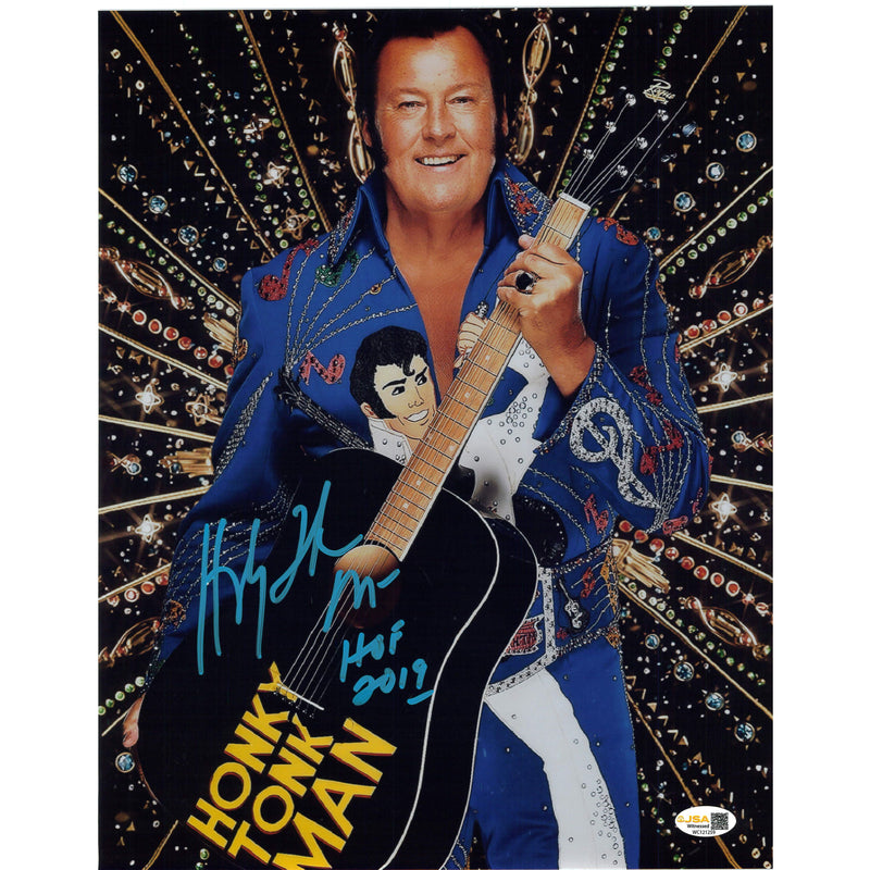 Honky Tonk Man MSC Metallic 8x10 Promo or 11x14 Poster - JSA AUTOGRAPHED