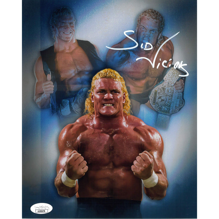 Faces of Sid vicious 8x10 JSA Autographed