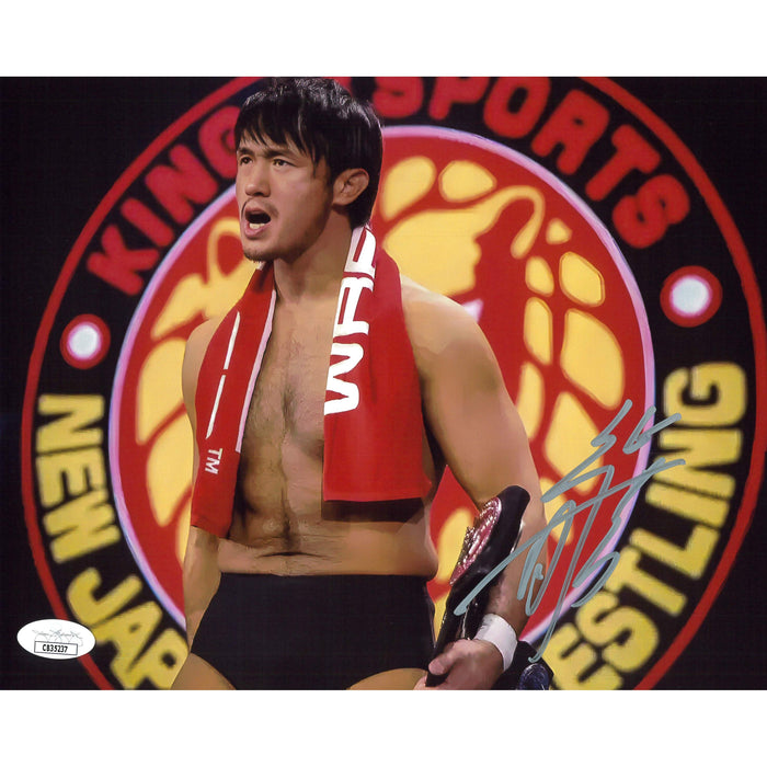 Katsuyori Shibata 8x10 NJPW BG Entrance JSA Autographed