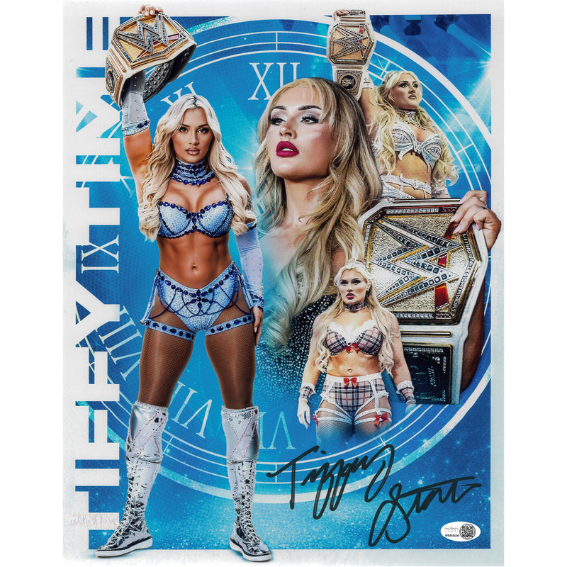 Tiffany Stratton Asylum Metallic 8x10 JSA Autographed