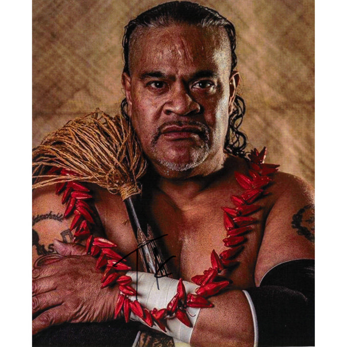 Tonga Kid 8x10 - Autogaphed
