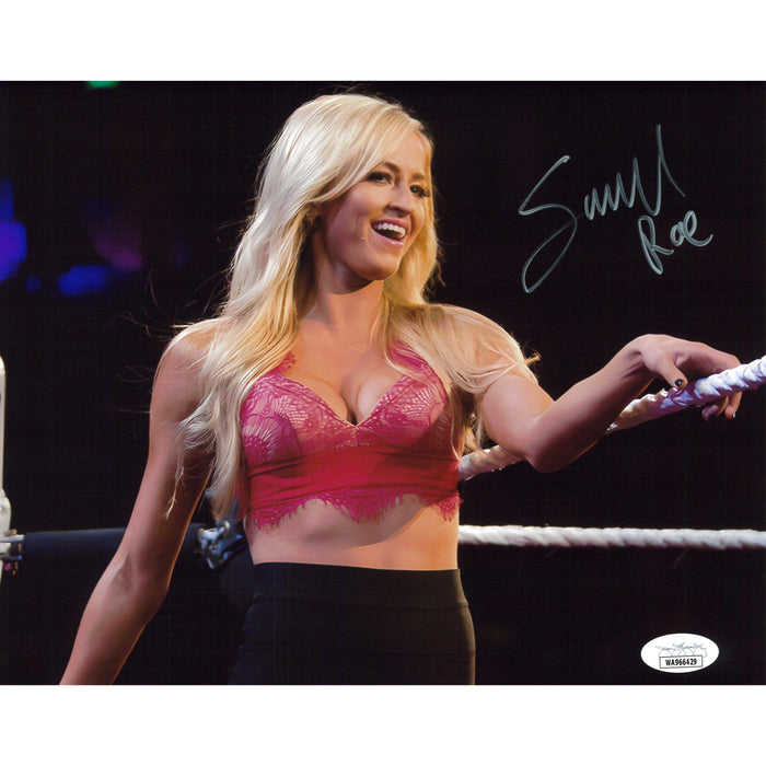 Summer Rae In Ring smile 8x10 JSA Autographed
