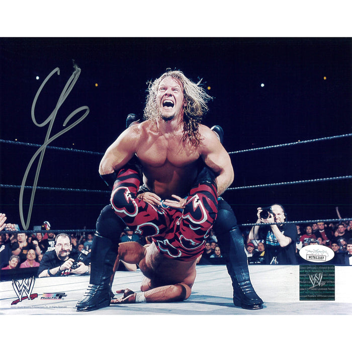 Chris Jericho has HBK In The WALLS 8x10 JSA Autographed