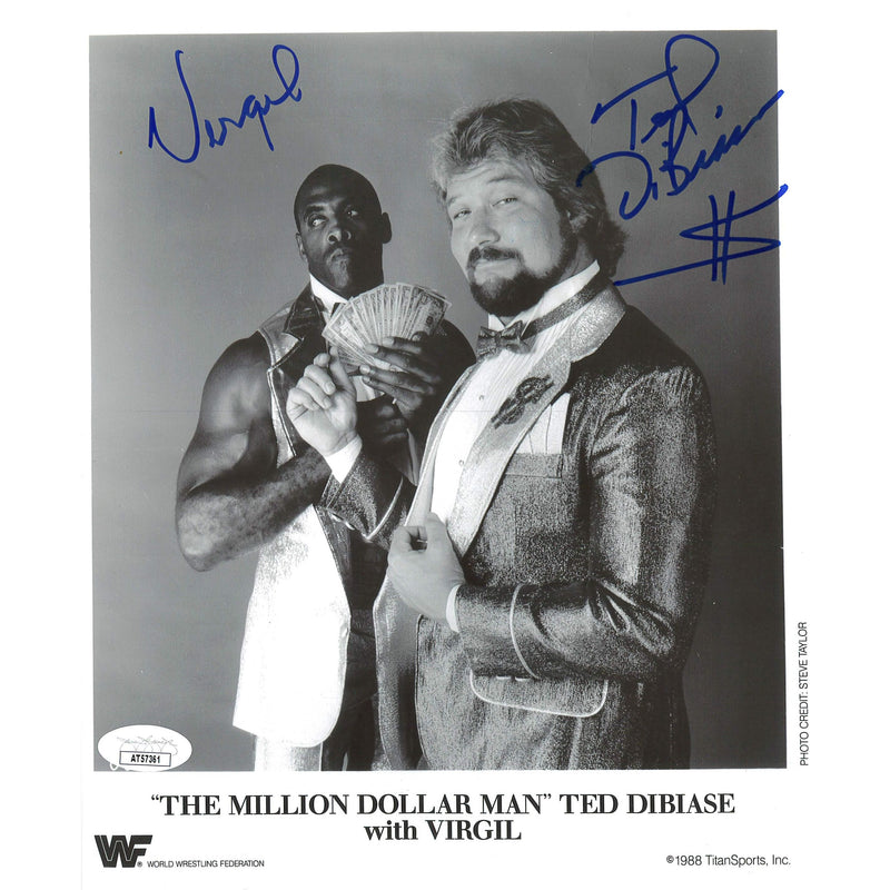 Virgil And Ted Dibiase 8x10 JSA Autographed