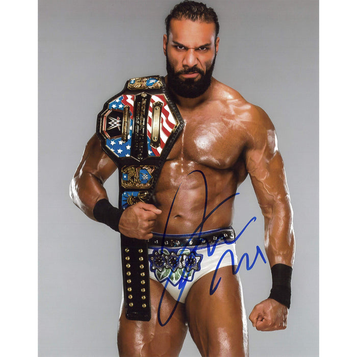 Jinder Mahal US Champ 8x10 - Autographed