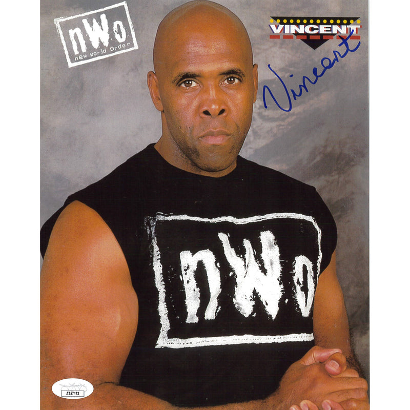 Vincent nWo Shirt 8 x 10 Promo - JSA AUTOGRAPHED