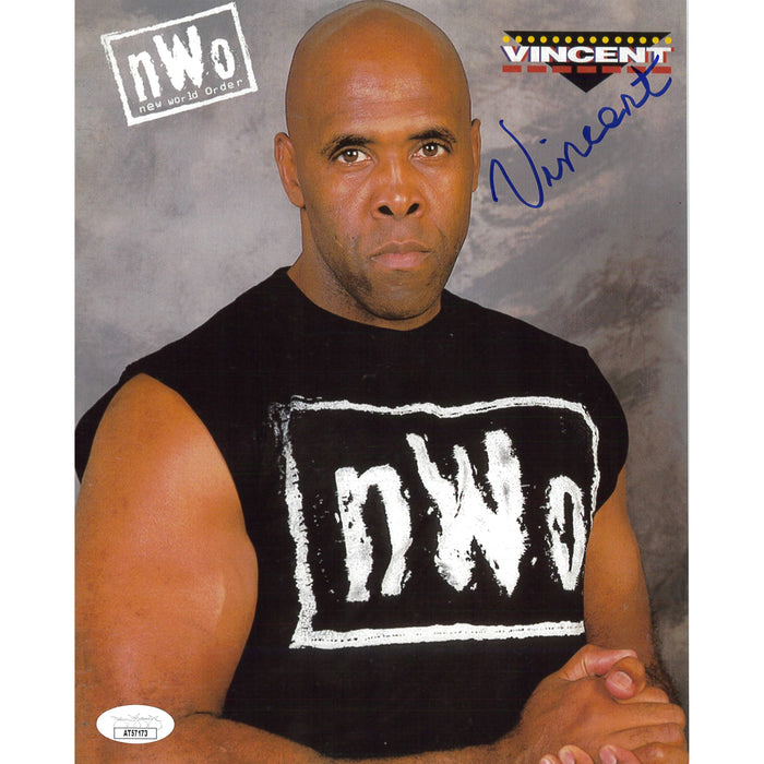 Vincent nWo Shirt 8 x 10 Promo - JSA AUTOGRAPHED