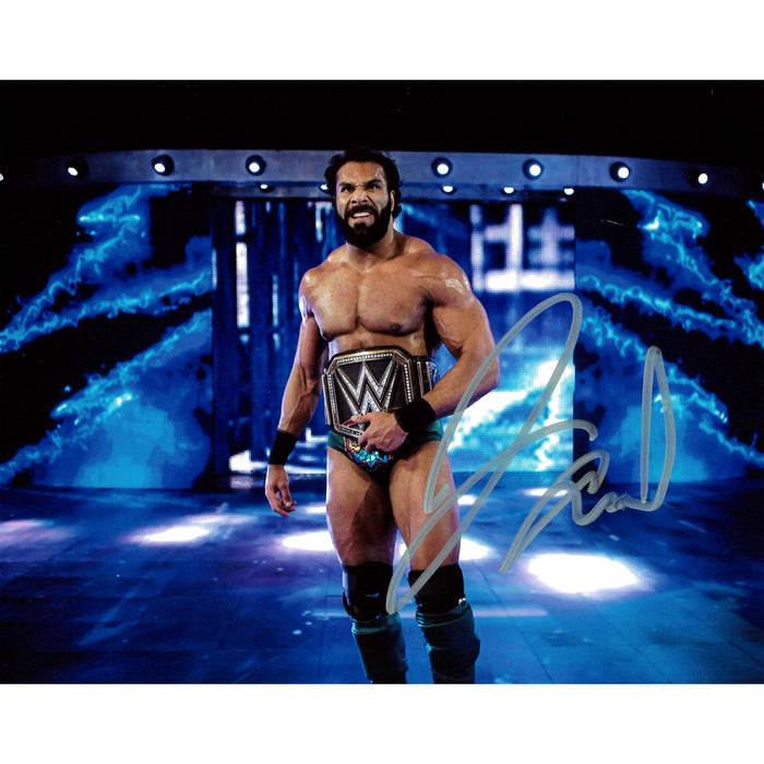 Jinder Mahal WWE Champ Entrance 8x10 - Autographed