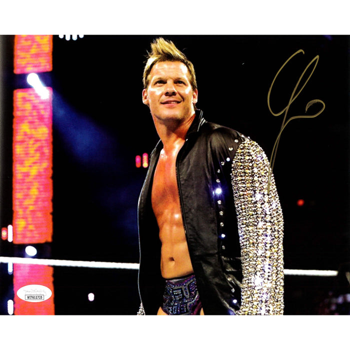 Chris Jericho Smirk Y2J 8x10 JSA Autographed