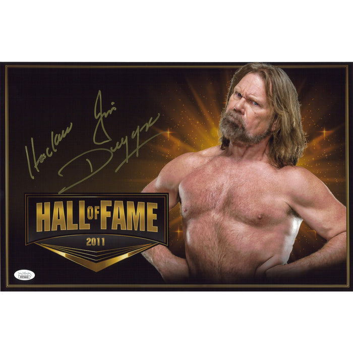 Hacksaw Jim Duggan HOF 11x17 - JSA Autographed