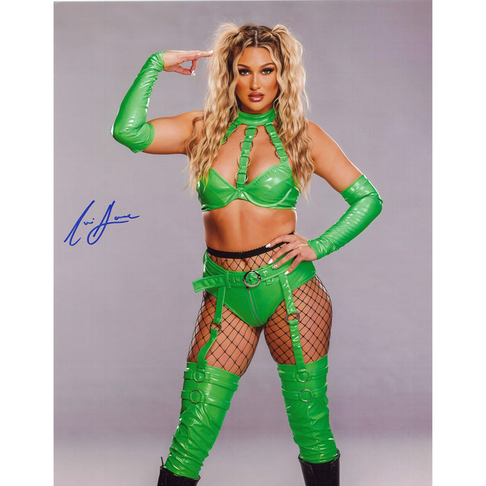 Izzy Dame Green Gear 11x14 - Autographed