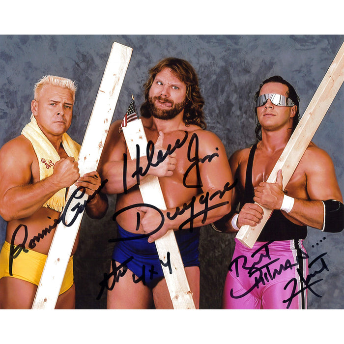 The 4x4s Tri signed 8x10 & 11x14 -JSA Autographed
