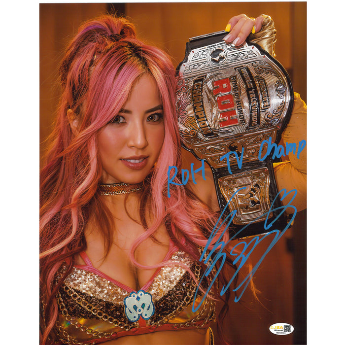 Mina Shirakawa Title 11x14 Poster - JSA AUTOGRAPHED