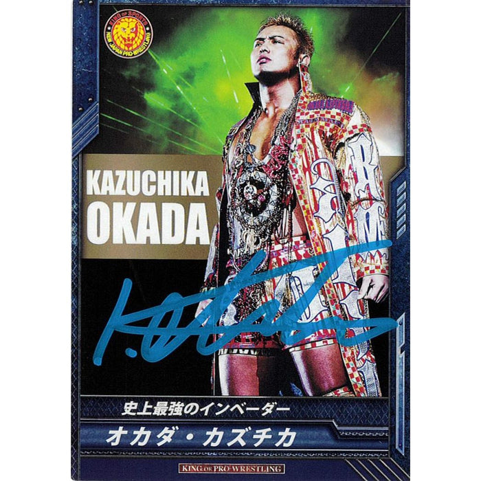 Kazuchika Okada Green Smoke Trading Card 2012- Autographed