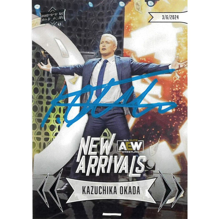Kazuchika Okada AEW New Arrivals Trading Card- Autographed