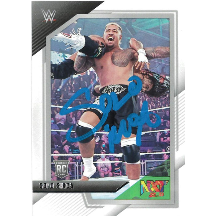 Solo Sikoa NXT 2.0 Rookie Trading Card - Autographed