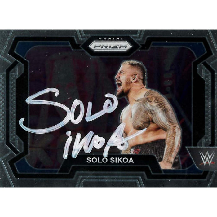 Solo Sikoa Smackdown PRIZM Trading Card - Autographed