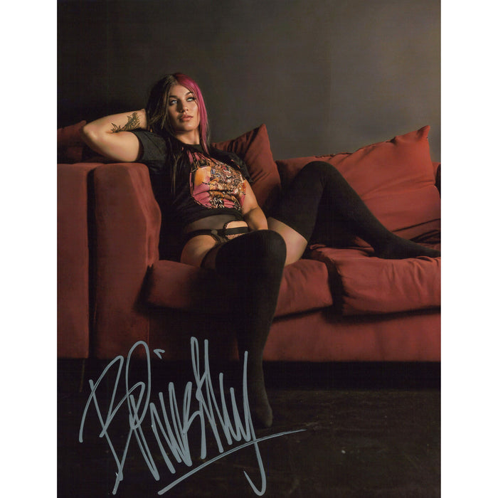 Bea Priestley Couch Lingerie 11x14 - Autographed