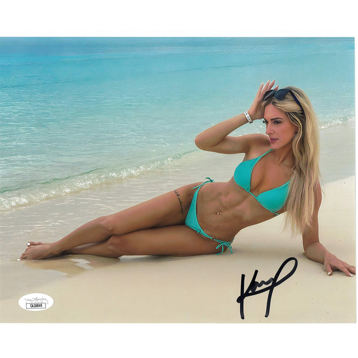 Karmen Petrovic Beachside 8 x 10 Promo - JSA AUTOGRAPHED